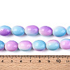 Spray Painted Synthetic Turquoise Beads Strands TURQ-T004-15B-4