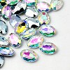 Imitation Taiwan Acrylic Rhinestone Cabochons GACR-A007-10x14mm-17-1