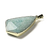 Natural Amazonite Pendants G-A099-01G-03-2