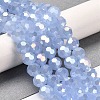 Imitation Jade Glass Beads Stands EGLA-A035-J8mm-B03-2