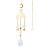 1Pc Faceted Glass Sun Catcher Pendant Decorations AJEW-TA0003-19-1