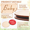 Round Wooden Cover Baby Scrapbook DIY Binder Photo Album DIY-WH0349-113B-4