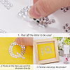4 Sheets Rhinestone Stickers DIY-SP0003-92A-4