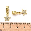 Rack Plating Brass Micro Pave Cubic Zirconia Charms KK-S398-05A-3