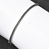 304 Stainless Steel Curb Chian Bracelets for Women Men BJEW-K240-12B-AS-1