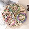 20Pcs 20 Colors Glass Seed Beaded Stretch Bracelet Sets BJEW-SW001593-6