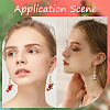 Christmas Theme DIY Alloy Enamel Dangle Earring Making Kit DIY-SC0025-87-5