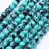 Synthetic Turquoise Beads Strands X-G-F531-8mm-J01-2