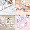 20Pcs UV Plating Iridescent Acrylic Beads OACR-YW0003-96-6