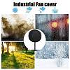 Polyester Wall Mounted Electric Fan Dust Cover AJEW-WH20010-65A-5