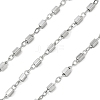 304 Stainless Steel Cuboid Link Chains CHS-G050-02P-1