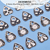 DICOSMETIC 24Pcs 4 Style Alloy Enamel Pendants ENAM-DC0001-07-4