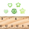 200Pcs 5 Styles Transparent Acrylic Beads TACR-FS0001-54B-5