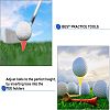 12Pcs Two-tone Plastic Golf Double Tees AJEW-CA0001-62-5