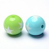 Round Acrylic Craft Beads YPL452-2