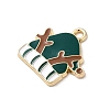 Christmas Alloy Enamel Pendants FIND-H055-17B-G01-2
