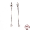 925 Sterling Silver Chain Extenders STER-D036-37AS-3