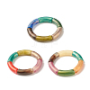 Acrylic Curved Tube Chunky Stretch Bracelet for Women BJEW-JB08285-1