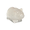 Natural Quartz Crystal Carved Healing Panda Figurines PW-WG57275-01-1