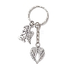 2Pcs Halloween Theme Alloy Keychains KEYC-JKC01051-4