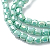 Electroplate Glass Beads Strands EGLA-K015-08D-3