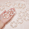 Acrylic Beaeded Napkin Rings AJEW-FH00003-3