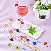 Gorgecraft 1 Set Silicone Wine Glass Charms Sets AJEW-GF0007-56-3