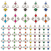   50Pcs 10 Style Alloy Enamel Chandelier Component Links ENAM-PH0002-59-1