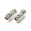 Hollow Tibetan Style Alloy European Beads TIBE-L008-33AS-2