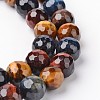 Natural Tiger Eye Bead Strands X-G-J376-68-8mm-1