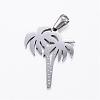 304 Stainless Steel Pendants STAS-H355-06-2