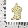 Golden Plated Alloy Enamel Pendants LS-ENAM-L049-02G-01-3