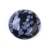Natural Snowflake Obsidian Cabochons G-L510-12E-06-2