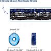 3 Strands 3 Colors Shell Beads Strands SSHEL-NB0001-23-2