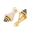 Brass Enamel Pendants KK-CBA3297-04A-G02-2