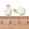 Brass Enamel Pendants KK-CJC21A4-01G-05-RS-2