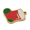 Christmas Theme 304 Stainless Steel Enamel Charms STAS-Z093-02I-2