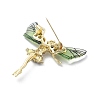 Angel Alloy Crystal Rhinestone Brooch JEWB-C037-08G-3