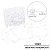 1 Roll Plastic Round Beaded Link Chains DIY-SC0024-96B-2