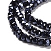 Electroplate Opaque Glass Beads Strands LS-EGLA-A035-P3mm-A18-3