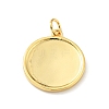 Rack Plating Brass Enamel Pendants KK-C242-04G-3