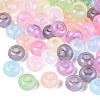 Transparent Acrylic European Beads OACR-Q200-17-1
