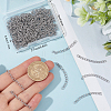 100 Strands 304 Stainless Steel Chain Extender STAS-BBC0005-51B-3