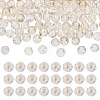 100Pcs Crackle Transparent Glass Beads GLAA-TADJ0001-12J-2