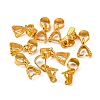 Brass Ice Pick Pinch Bails LS-X-KK-KK06-G-5