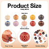 60Pcs Wood Beads WOOD-TA0002-79A-4