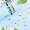 800Pcs 8 Colors CCB Plastic Beads RESI-PH0002-32-2