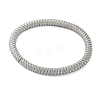 304 Stainless Steel Stretch Bangles for Women LS-BJEW-P315-02G-P-4