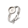 304 Stainless Steel Adjustable Ring Components STAS-B098-02B-P-1