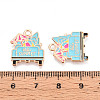 Beach Theme Alloy Enamel Pendants ENAM-T022-33I-3